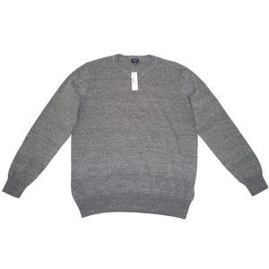 J. Crew M Basic Heather Gray Sweater Cotton